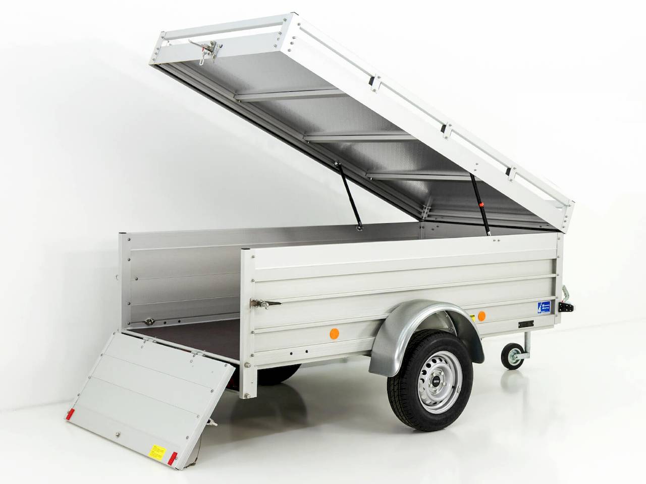 Koch-Anhänger U4 250x125x65cm 750kg | Deckelanhänger