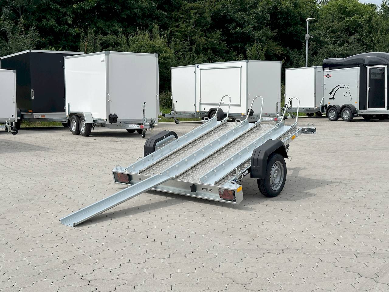 Martz GP 3 PREMIUM 230x155x0cm 750kg | Motorradanhänger