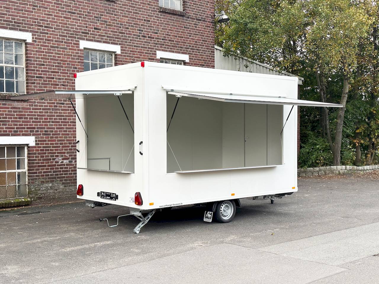 Andere VK 15402223 397x225x230cm 1.500kg | Verkaufsanhänger