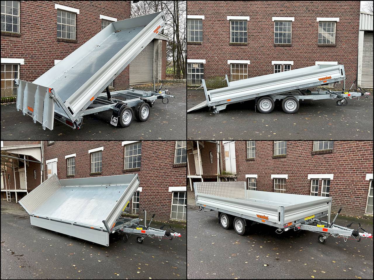 Vezeko Juki 400x210x35cm 3.500kg | Dreiseitenkipper