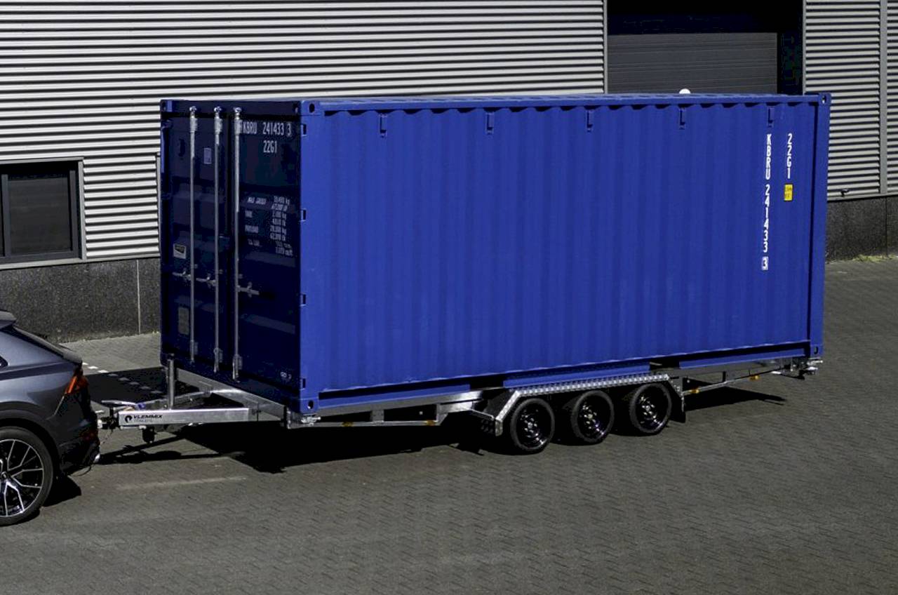 Vlemmix 20 FT 600x244x68cm 3.500kg | Containeranhänger